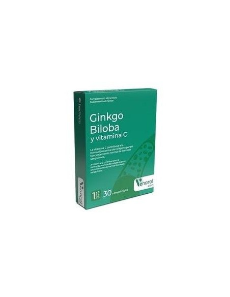 Herbora Venarol Ginkgo Biloba + Vitamina C 30Comp