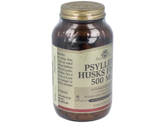 Solgar Fibra De Cáscara De Psyllium 500Mg 200Caps