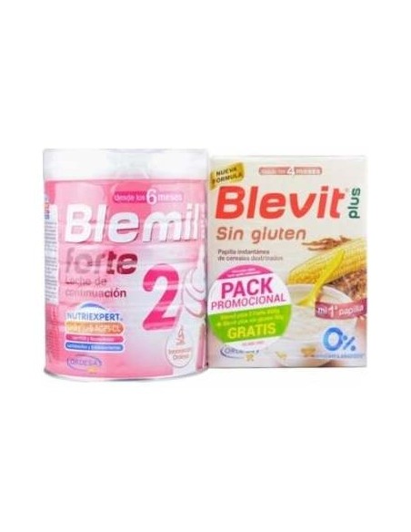 Blemil Plus Forte 2 Ordesa 800G + Blevit Sin Gluten 90G Gratis