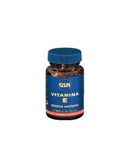 Gsn Vitamina E Natural 40Perlas
