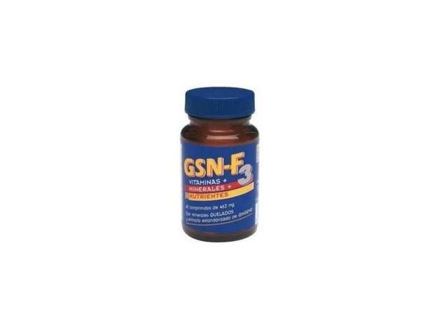 Gsn-F3 Vit. Y Min. Nutrientes 60Comp. 463 Mg.