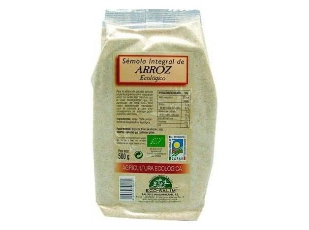 Semola De Arroz Integral 500Gr. Bio Vegan