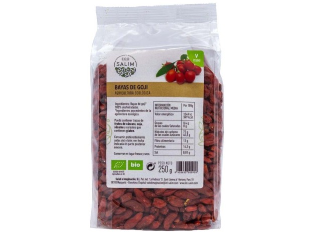 Bayas De Goji 250Gr. Bio Vegan