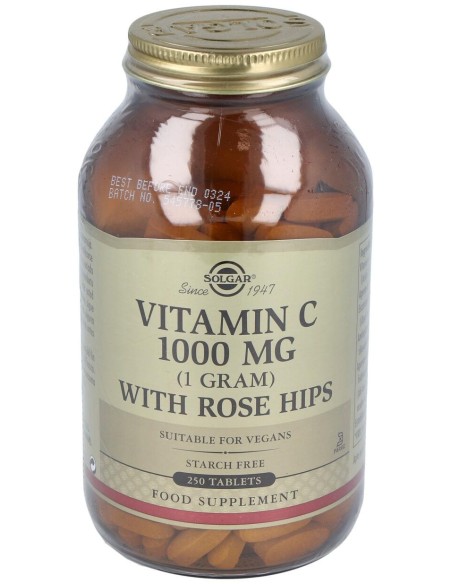 Solgar Vitamina C Con Escaramujo 1000Mg 250Comp.