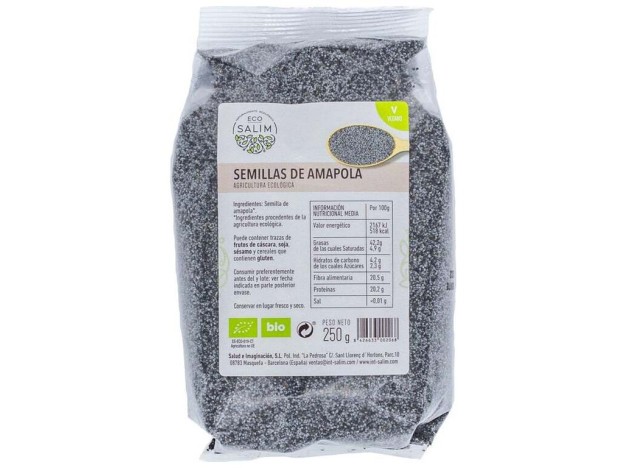 Semillas De Amapola 250Gr. Bio Vegan