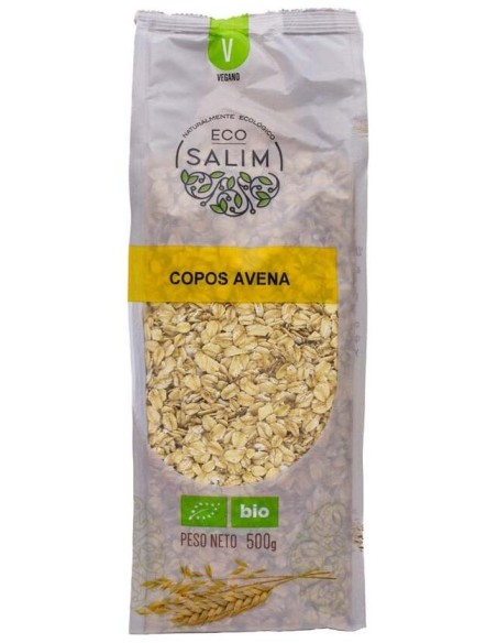 Eco-Salim Copos De Avena Integrales Bio Vegan 1000G