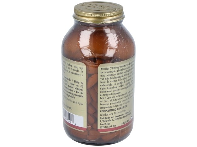 Solgar Vitamina C Con Escaramujo 1000Mg 250Comp.