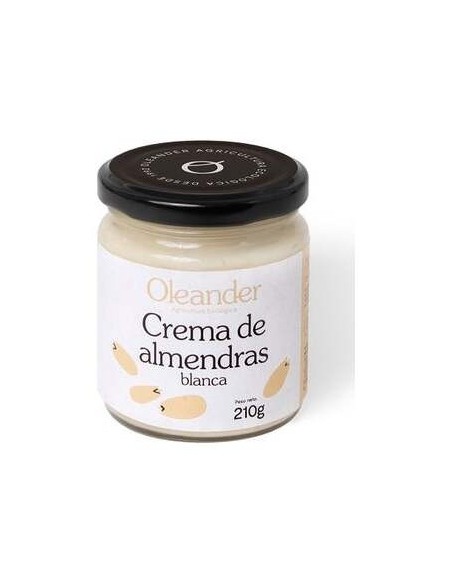 Crema De Almendra Blanca Repelada 210Gr. Bio Vegan