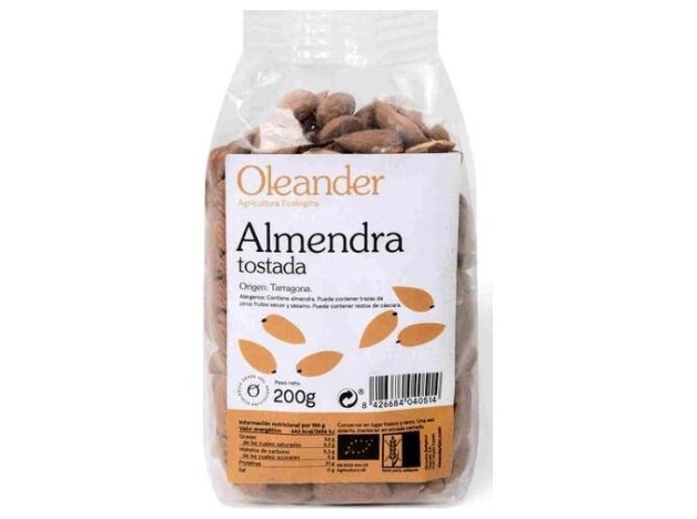 Oleander Almendra Tostada Con Piel 200G
