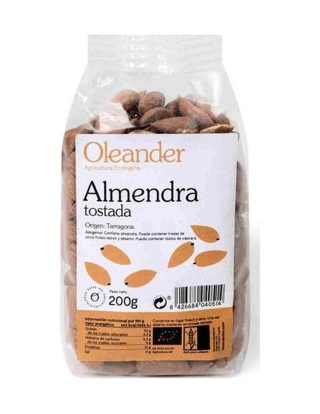 Oleander Almendra Tostada Con Piel 200G