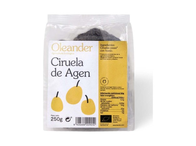 Ciruela De Agen Con Hueso 250Gr. Bio
