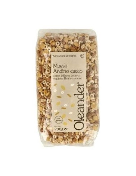 Oleanders Muesli Andino Arroz Quinoa Cacao  200G