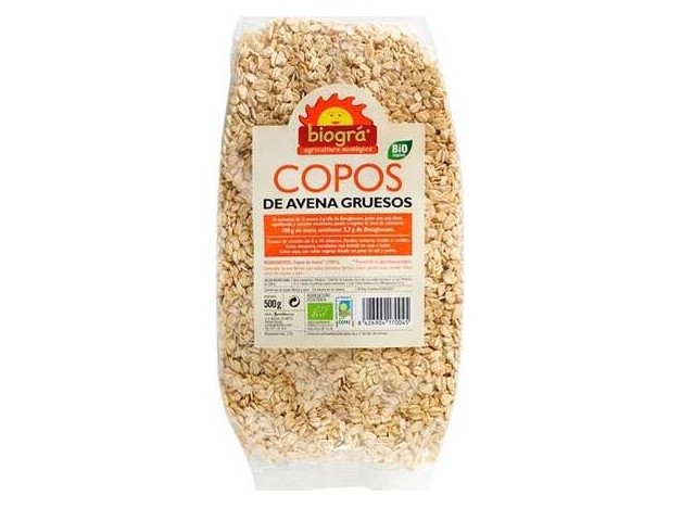 Copos De Avena Gruesos Integrales 500Gr. Bio