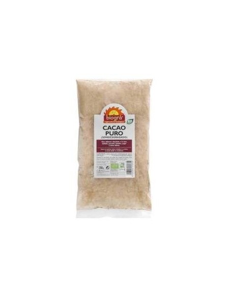 Cacao Puro Semidesgrasado Polvo 250Gr. Bio