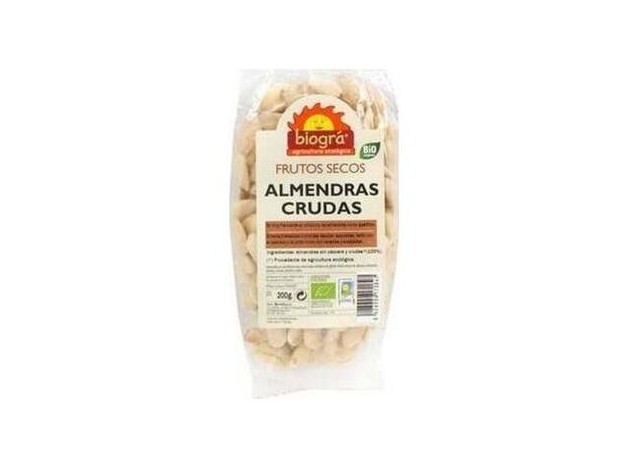 Biogrà Almendra Cruda Pelada Eco 200G