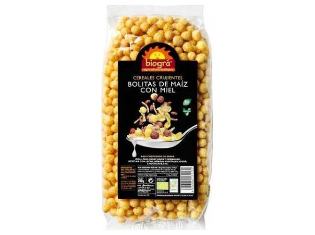 Biogra Bolitas Maiz Miel Hinchadas 250G