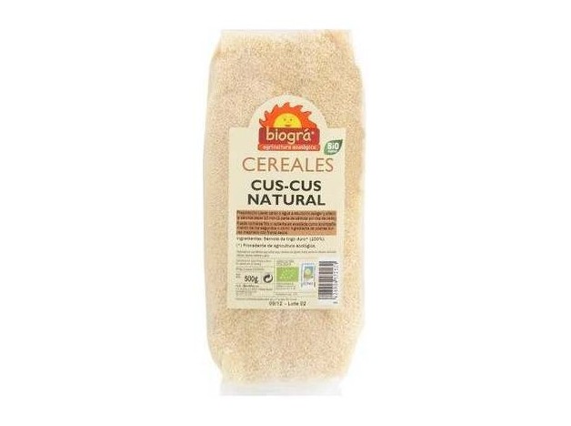 Biogra Cous Cous Trigo Blanco Natural 500G