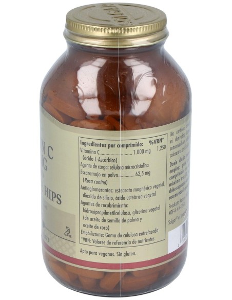 Solgar Vitamina C Con Escaramujo 1000Mg 250Comp.