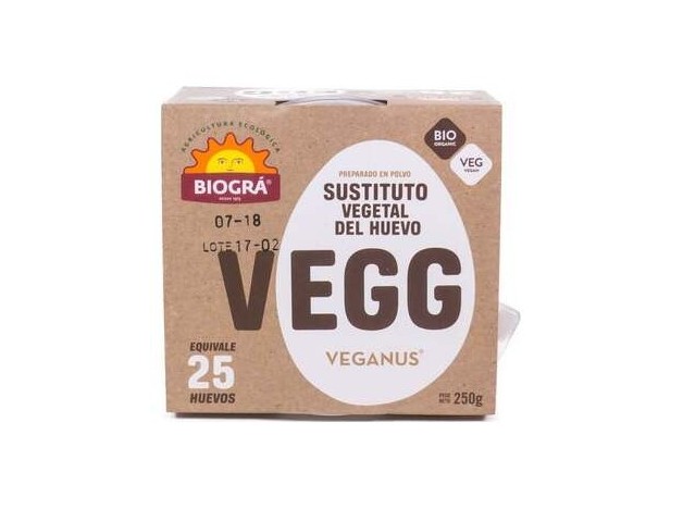 Biogra Sustituto Vegetal Huevo Vegg 250G