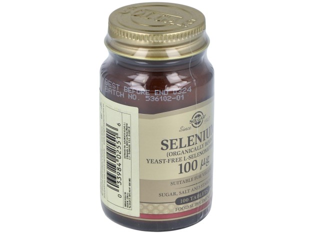 Selenio 100Mcg (Sin Levadura) 100Comp