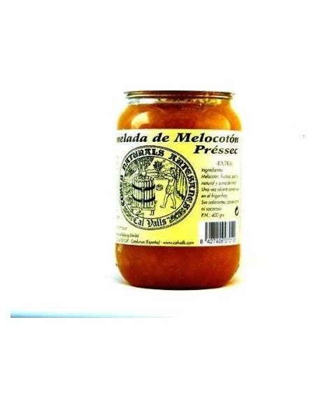 Cal Valls Mermelada Melocotón Sin Azúcar 400 G