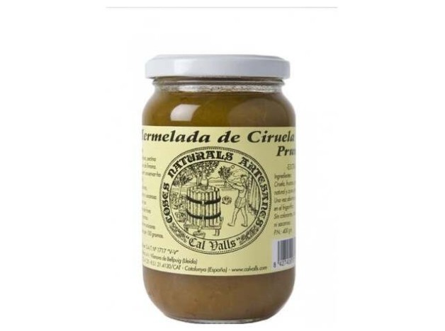 Cal Valls Mermelada Ciruela Sin Azúcar 370 G