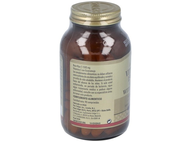 Solgar Vitamina C 1500Mg Con Escaramujo 90Comp