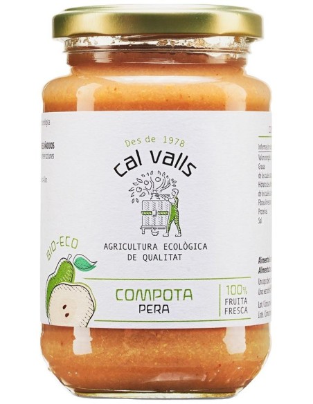 Cal Valls Compota Pera Eco 350G