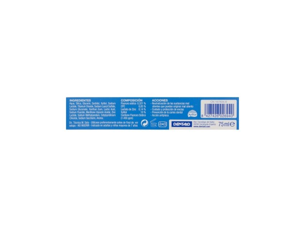 Halita Con Flúor Pasta Dentífrica, 75 Ml
