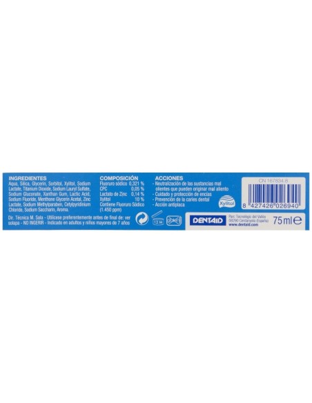 Halita Con Flúor Pasta Dentífrica, 75 Ml