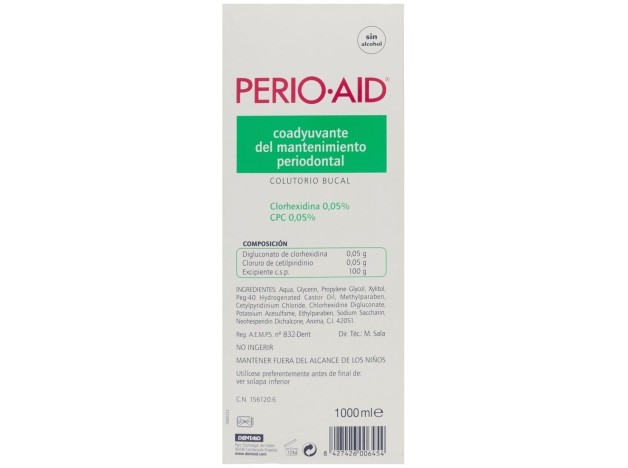 Perio-Aid Mantenimiento Y Control Colutorio...