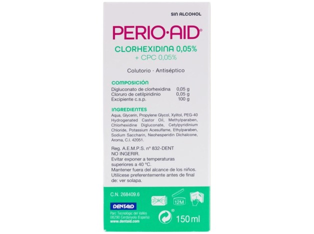 Perio-Aid Mantenimiento Y Control Colutorio...