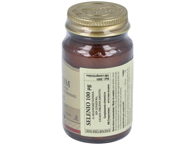 Selenio 100Mcg (Sin Levadura) 100Comp