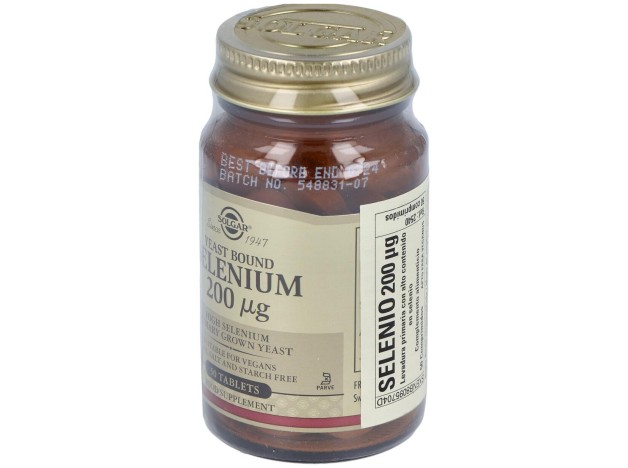Solgar Selenio En Levadura 200Mcg 50 Comprimidos