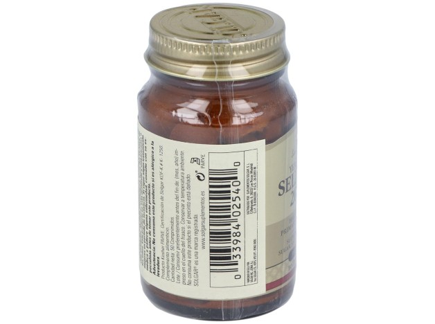 Solgar Selenio En Levadura 200Mcg 50 Comprimidos