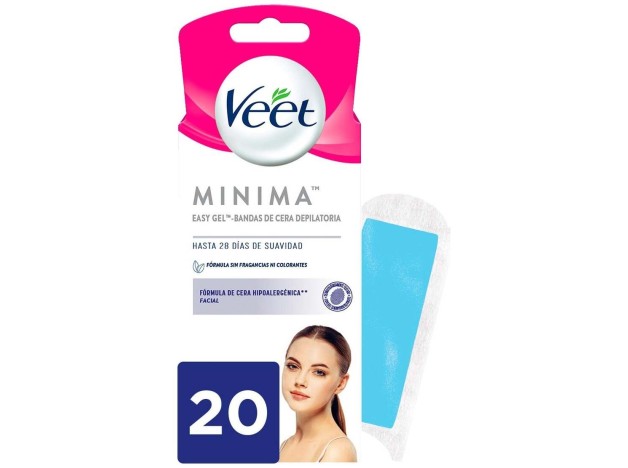 Veet Pure Bandas De Cera Depilatoria Facial...