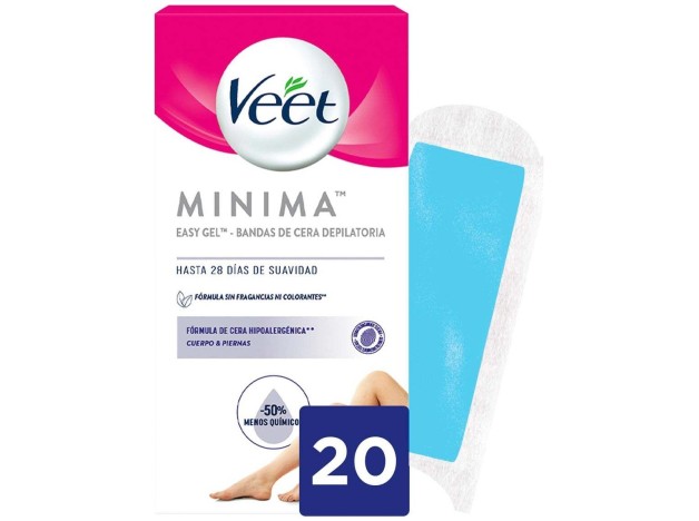Veet Pure Bandas De Cera Depilatoria Piernas Y...
