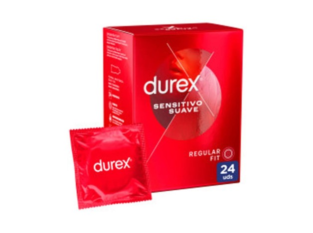 Durex® Sensitivo Suave Easy-On Preservativos 24Uds