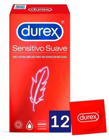 Durex Sensitivo Suave Preservativos 12Uds