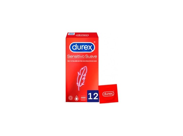Durex Sensitivo Suave Preservativos 12Uds