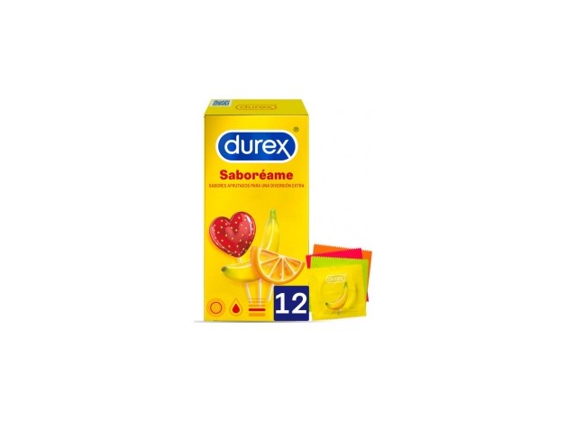 Saboréame Frutas Preservativos 12 U