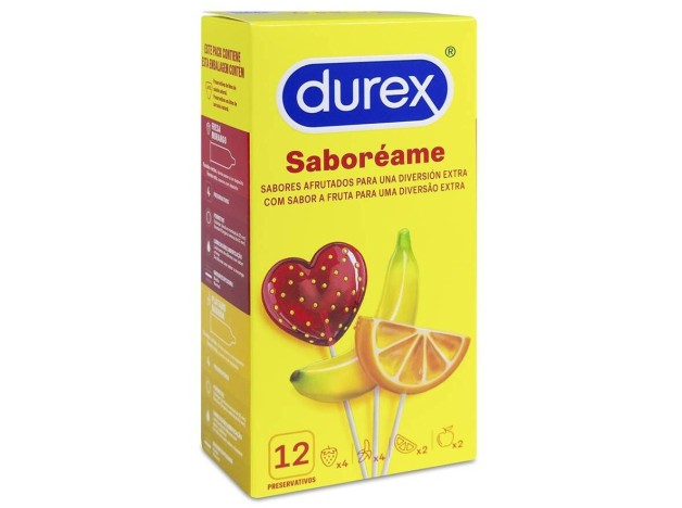 Saboréame Frutas Preservativos 12 U