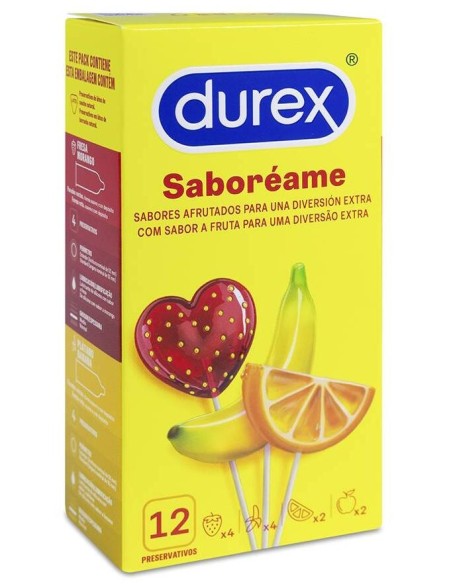 Saboréame Frutas Preservativos 12 U