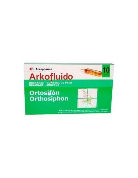 Arkopharma Arkofluido Ortosifón 20 Ampollas
