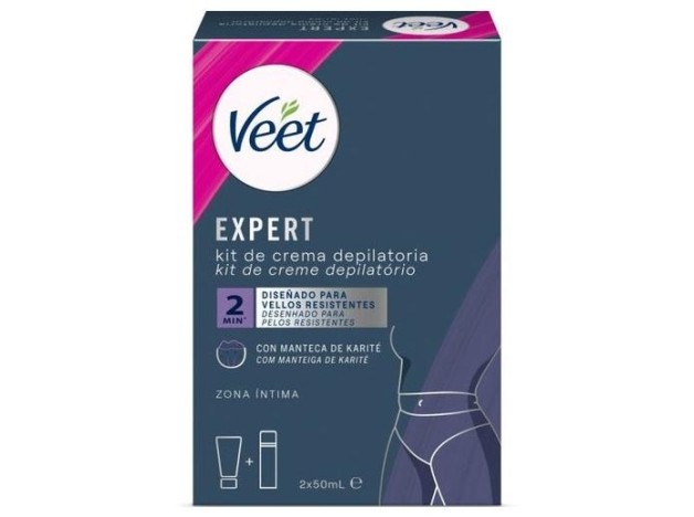 Veet Expert Kit Crema Depilatoria Zona Íntima