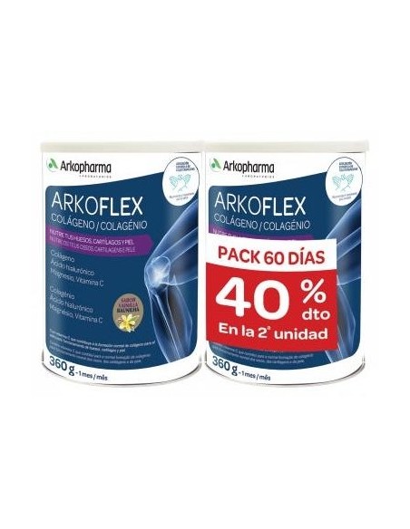 Arkoflex Colageno Vainilla 360 G 2 U 40 Dto Segu Unid