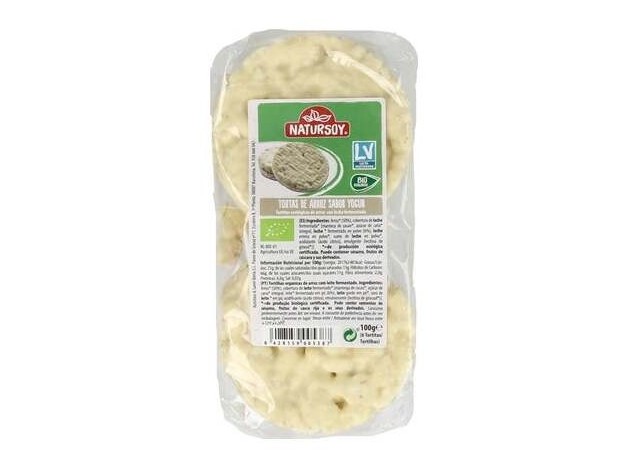 Natursoy Tortas De Arroz Con Yogur 100G