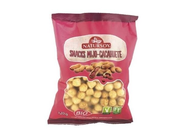 Snacks De Mijo Y Cacahuete 120Gr. Bio Vegan