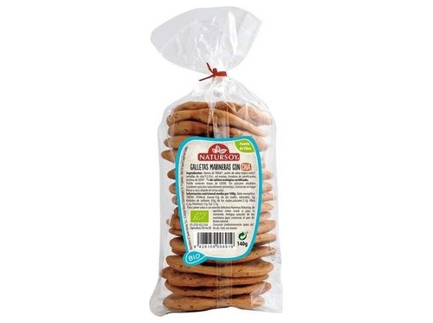 Natursoy Galletas Marineras Con Chía  140G