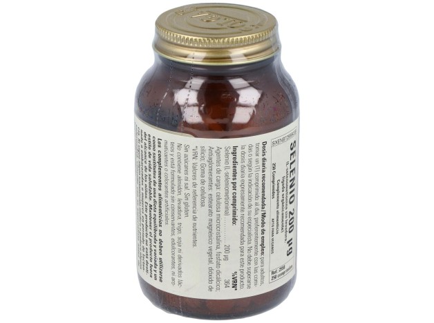 Selenio 200Mcg (Sin Levadura) 250Comp